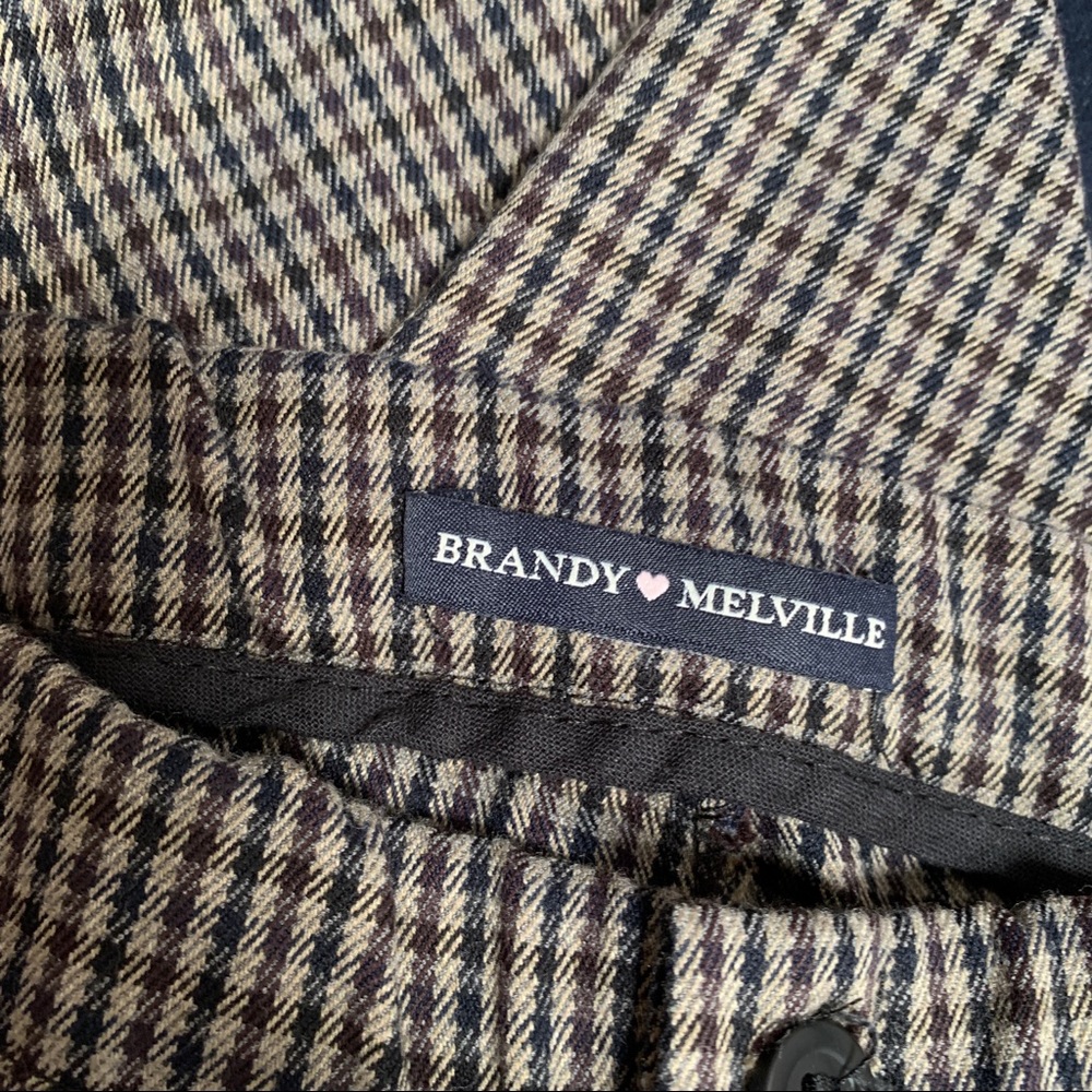Brandy Melville Womens Pants Plaid Size 25